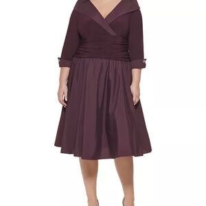 Elegant Plum Dress